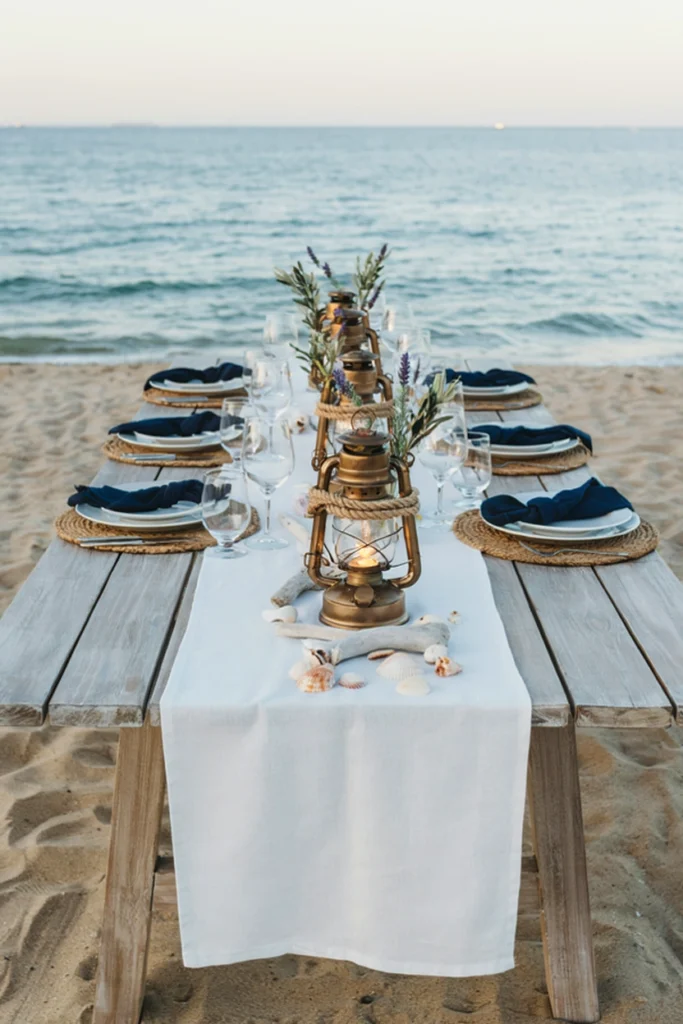 Nautical Rope and Lantern Decor