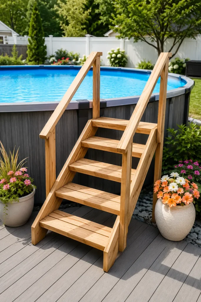 Portable Removable Pool Steps