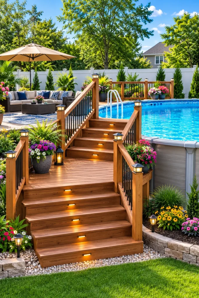 Small Landing Platform Steps