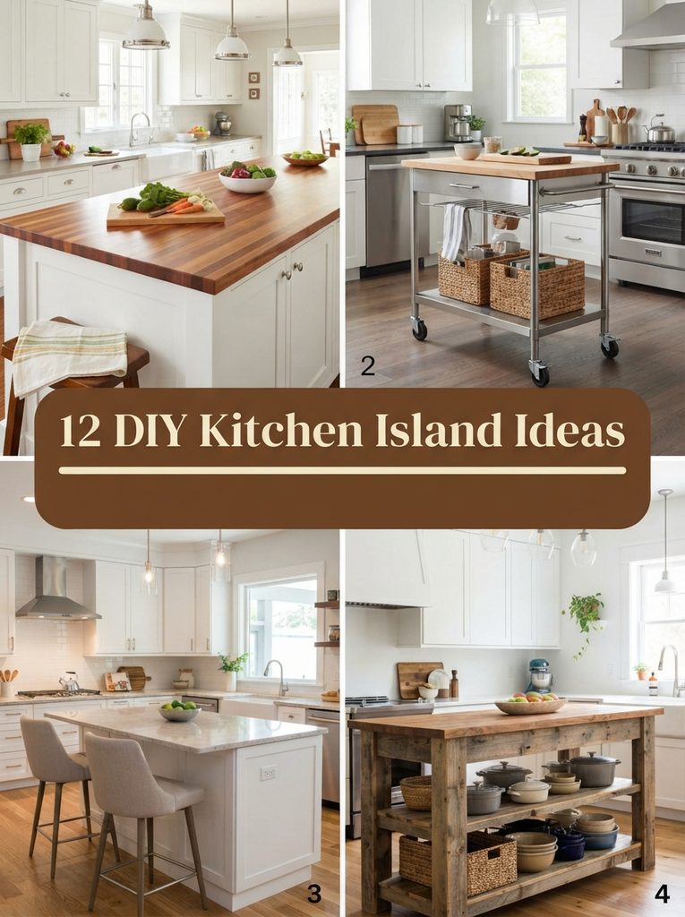12 DIY Kitchen Island Ideas