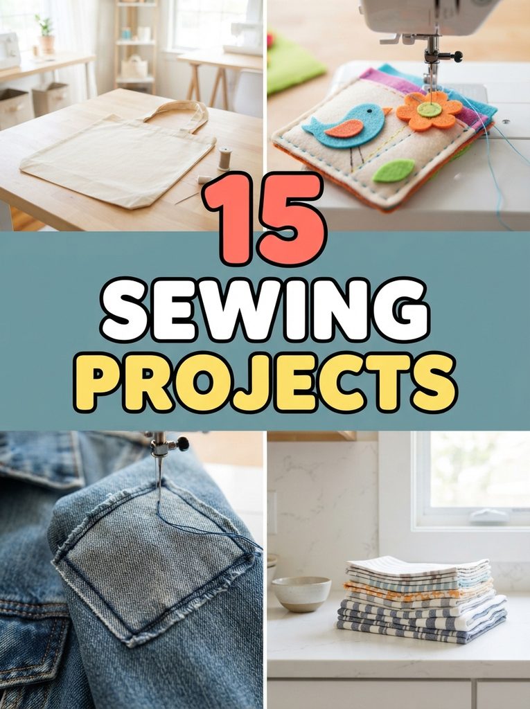 15 Sewing Projects for Beginners